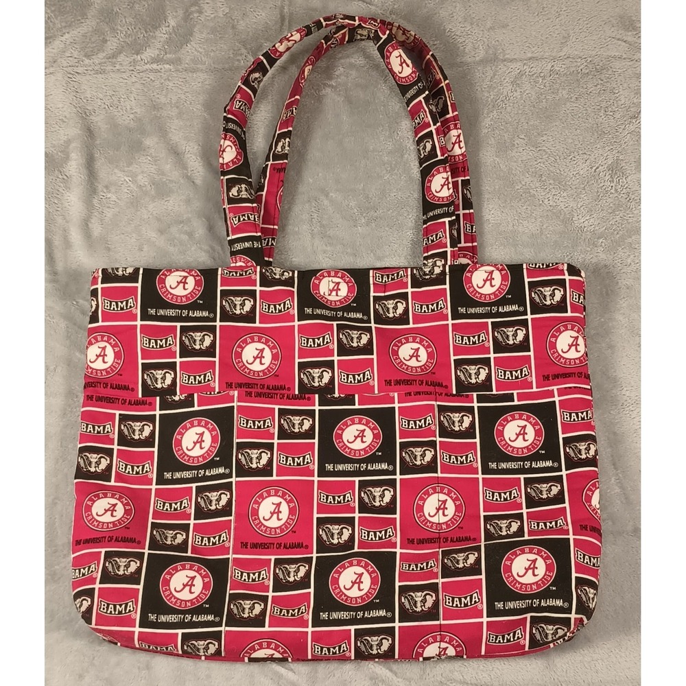University Of Alabama handmade large game day tote bag 19X15